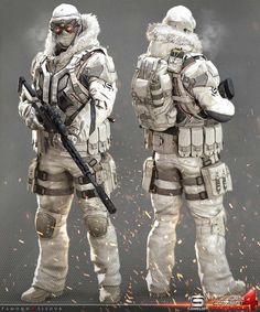 sci-fi snow troops - Google Search Snow Soldier Art, Soldier In Snow, Snow Soldier, Future Soldier, Snow Gear, Earth Art