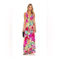 Condition: Brand New With Tags Size: Small Brand: Maaji Tropical Multicolor Dress For Day Out, Tropical Dress With Vibrant Print For Day Out, Colorful Chic Maxi Dress, Multicolor Tropical Print Sundress Maxi Dress, Vibrant Sleeveless Maxi Dress With Vibrant Print, Colorful Chic Maxi Dress For Vacation, Vibrant Colorful Sleeveless Maxi Dress, Vibrant Maxi Dress For Day Out, Chic Colorful Maxi Dress For Vacation