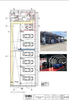 an architectural drawing of a bus station