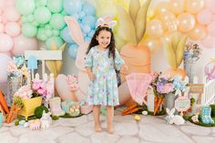 This super cute Easter dress is perfect for an Easter egg hunt with friends.  It looks absolutely adorable on!  You can choose to purchase with a bunny ears headband or you can order with out the bunny ears. Bunny ears color will vary.  Runs true to size. Do NOT size up. The dress is soft and flowy - perfect for spring. If you ever have any questions about sizing, please contact me and I will gladly help you. Playful Easter Dress-up Dresses, Cute Easter Dress-up Dresses, Playful Easter Dresses For Playtime, Playful Easter Dress For Dress-up, Playful Dress-up Easter Dresses, Cute Summer Dress With Bunny Print, Pink Easter Dress For Playtime, Pink Easter Dresses For Playtime, Cute Dresses For Playtime During Easter