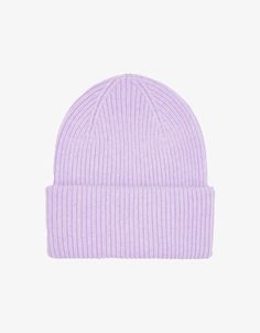 Merino Wool Hat - Soft Lavender – Colorful Standard US Pastel Capsule Wardrobe, Style Roots, Chunky Beanie, Merino Wool Scarf, Caps And Hats, Soft Lavender, Beanie Style, Clothes Boutique, Twill Shorts