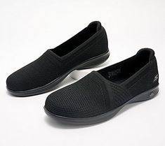 Take it easy in simple style and remarkable comfort wearing these low-profile stretchy slip-on sneakers. From Skechers. Take It Easy, Comfort Wear, Slip On Sneakers, Slip Ons, Simple Style, Low Profile, Slip On, Sneakers, How To Wear