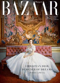 Charlene Von Monaco, Dior Exhibition, Harpers Bazaar Covers, Princesa Real, Patrick Demarchelier, Cecil Beaton, Fashion Magazine Cover