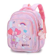 Rainbow Gradient Schoolbag – Dreamland Fairy Late For School, Rainbow Gradient, Splash Of Color, Gradient Design, No Rain, Fancy Bags, Running Late, Family Outing, Child Life