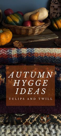 autumn hygge ideas by tulips and twilll book cover