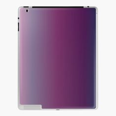 an ipad case with a purple background