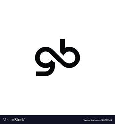 the letter s and b logo is made up of two black letters, one with an arrow