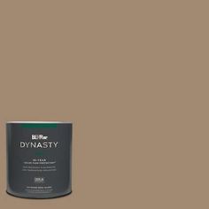 the behr paint is light brown and has a white base