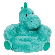 a stuffed animal sitting on top of a chair