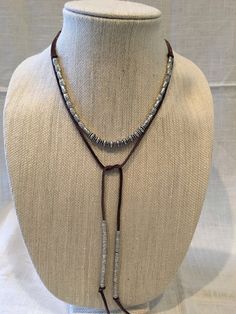 This Beaded Necklaces item by BeaditDesignStudio has 82 favorites from Etsy shoppers. Ships from Indianapolis, IN. Listed on Jul 10, 2024 Lariat Style Necklace, Boho Look, Beaded Necklaces, Lariat Necklace, Style Necklace, Chain Styles, Silver Beads, Black Suede, Hippie Boho