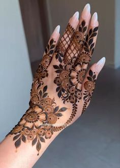 Top 40+ Easy and Simple Mehndi Design Ideas for 2023 Unique Mehndi Designs Unique Mehndi Designs Palms, Shaadi Mehendi Design, Arabic Mehendi Design Palm, Arabic Mehndi Designs Palm, Latest Henna Designs Arabic Mehndi Beautiful, Palm Arabic Mehndi Design, Flower Mehndi Designs Back Hand, Mahendi Designs Latest Back Hand Arabic, Mehendi Design For Right Hand