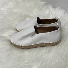 Women White Espadrilles Size 6 All Man Made Material White Low-top Espadrilles For Beach, Trendy White Slip-on Espadrilles, White Slip-on Summer Espadrilles, White Low-top Espadrilles With Rubber Sole, White Woven Sole Slip-on Espadrilles, White Espadrilles, Women's Espadrilles, Espadrille Shoes, Charlotte Russe