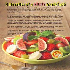 a bowl full of fruit with the words 5 benefits of fruit detrition on it