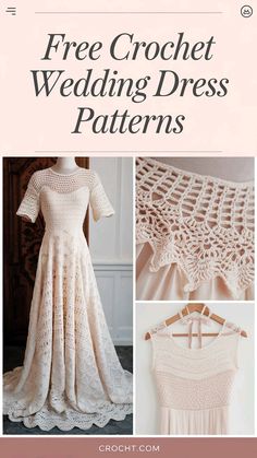 crochet wedding dress patterns