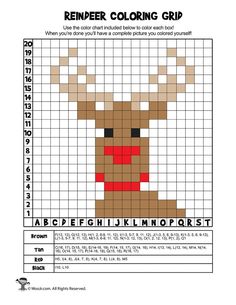 a cross stitch pattern with the words reindeer on it and an image of a deer's head