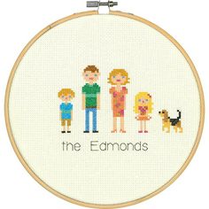 a cross stitch pattern with the words'the edmontons '