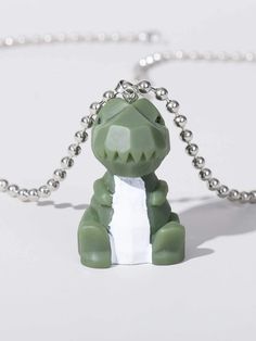 Dinosaur Pendant Beaded Necklace Casual Large Beaded Necklaces As Gift, Casual Large Beads Necklace For Gift, Casual Necklace With Large Beads For Gift, Casual Large Beaded Necklace For Gifts, Dinosaur Pendant, Lace Bell Sleeve Dress, Makeup Items, Halloween Prints, Sale Items