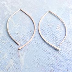 Minimalist Earrings gold open hoop earrings in by SoundsofSilver Minimalist Nickel Free Teardrop Wrap Earrings, Minimalist Teardrop Nickel-free Wrap Earrings, Minimalist Nickel-free Teardrop Wrap Earrings, Handmade Teardrop Wrap Earrings In Minimalist Style, Handmade Minimalist Teardrop Wrap Earrings, Minimalist Hoop Threader Earrings, Handmade Minimalist Teardrop Earrings, Minimalist Small Hoop Teardrop Earrings For Gift, Minimalist Teardrop Hoop Earrings With Ear Wire