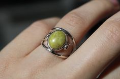 This one of a kind Scottish Green Marble ring has been handmade of 925 Sterling Silver in our workshop. Please select the size and you will receive exactly the same ring as presented in the photos of the listing. Scottish Green Marble was formed over 600 million years ago when molten volcanic rock pushed up from deep inside the earth through the overlying limestone. The area these stones are found is one of the most remote parts in the Highlands and Islands. In Scotland this beautiful stone has been highly revered since prehistoric times. Local people carried small pieces for protection. This stone can help you draw pain from the body and it provides the wearer with a new self-confidence. The stone connects to the spiritual vibration and energy of Scotland. Marble Ring, Marble Rings, Volcanic Rock, 925 Silver Ring, Aquamarine Rings, Green Marble, Blue Topaz Ring, Topaz Ring, 925 Silver Rings