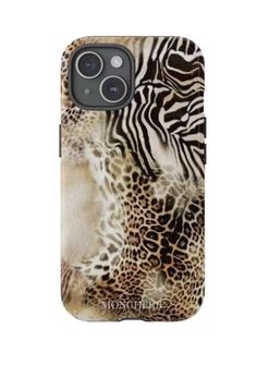 a phone case with an animal print on it