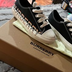 Burberry Larkhall Sneakers Burberry Sneakers, Burberry Black, Burberry Shoes, Burberry London, Kids Shoes, Burberry, Shoes Sneakers, Kids Shop, Fast Delivery