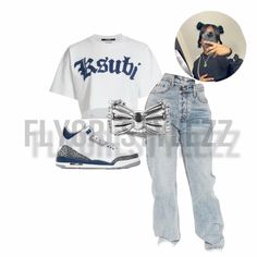 @flygrlstylezz_ on instagram Vintage Denim Jeans Outfits, Out To Dinner Outfit, New School Outfits, Rod Wave Concert, After Prom Outfit, Cheap Outfit Ideas, Simple Everyday Outfits, Light Jeans Outfit, Clubbing Outfits Nightclub