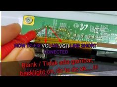 how to fix vg vgvgh line short connection on the motherboard