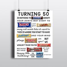 Candy Board, Candy Signs, Candy Birthday Party, Bar Poster