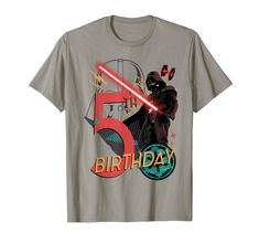 PRICES MAY VARY. Officially Licensed Star Wars Apparel 19STRW00437A Lightweight, Classic fit, Double-needle sleeve and bottom hem Star Wars Birthday Shirt, Star Wars Apparel, Star Wars Outfits, Star Wars Birthday, Star Wars Darth, Star Wars Darth Vader, Mens Long Sleeve Tee, 6th Birthday, Vneck Tshirt Women