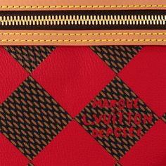 LOUIS VUITTON® - Chess Messenger - Red Louis Vuitton Official Website, Luxury Belts, Louis Vuitton Official, Pharrell Williams, Leather Trim, Natural Leather, Chess, Small Bags, Creative Director