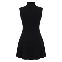 Closet Manifestation, Office Party Outfit, Black Turtleneck Dress, Sixth Form, Turtleneck Sleeveless, Turtleneck Dress, Office Party, Swag Style, Black Turtleneck