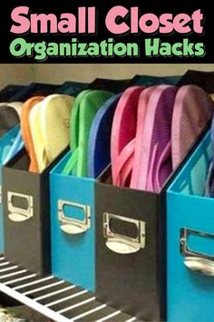 small closet organization hacks are great for organizing and storing your items in the closet