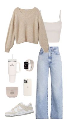 Looks Pinterest, Skandinavian Fashion, Casual Preppy Outfits, Outfit Inspo Casual, Trendy Outfits For Teens, Everyday Fashion Outfits, Cute Lazy Day Outfits, Casual Day Outfits, Outfit Jeans