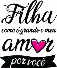 the words in spanish are black and white, with pink heart on each one side