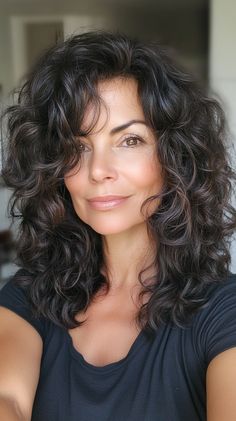 👸 Flaunt the Innovative Curly Medium Length Hair Curly Hairstyles for Women Over 50 | Enchanting 💇 Curly Medium Length Hair, Medium Length Hair Curly, Hair Curly Hairstyles, Hairstyles For Women Over 50, Styling Guide, Easy Morning, Natural Hair Beauty, Hair Essentials