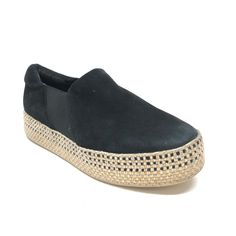 Brand: VINCE Style: SHOES HEELS PLATFORM Color: BLACK Size: 7 SKU: 293-29312-82192 CONDITION: GENTLY USED Black Slip-ons With Textured Sole, Black Slip-ons With Woven Sole And Round Toe, Black Slip-ons With Medium Width And Round Toe, Black Low-top Slip-ons For Spring, Black Slip-ons With Cushioned Footbed And Flat Heel, Black Cushioned Slip-ons For Spring, Black Round Toe Slip-ons For Spring, Black Closed Toe Slip-ons With Cushioned Footbed, Black Slip-ons With Round Toe For Spring