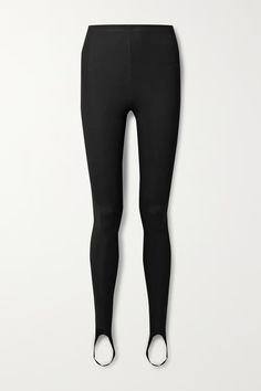 LESET's 'Rio' leggings are made from soft ponte that's woven with plenty of stretch to hold their shape throughout the day. They have an elasticated waistband and stirrup cuffs that secure comfortably around your feet. Style them with an oversized sweater and pumps. Fancy Leggings, Popular Leggings, Sheer Leggings, Hem Leggings, Going Out Looks, Statement Skirt, Stirrup Leggings, Checked Trousers, Casual Night Out