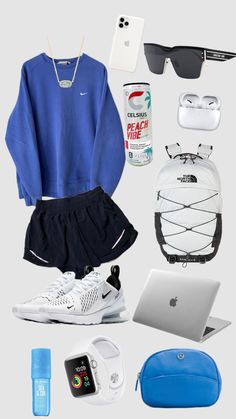 #vibes #outfitinspo #preppyfit #preppyinspo #preppy #preppyaesthetic #preppyoutfit Your Sport Your Outfit, Summer Sporty Outfits, Preppy Outfits Spring, New Preppy, Comfy School Outfits, Preppy Fits, Cute Nike Outfits, Lululemon Outfits, Preppy Summer Outfits