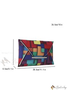 Bird in Bag - Fashionable Flip Clutch Wallet Chic Rectangular Wallets, Multicolor Rectangular Card Holder For Travel, Trendy Square Wallets With Card Slots, Trendy Multicolor Travel Clutch, Multicolor Rectangular Travel Clutch, Trendy Multicolor Card Holder For Daily Use, Multicolor Rectangular Clutch For Travel, Trendy Clutch Pouch With Card Slots, Trendy Multicolor Wallets For Gifts