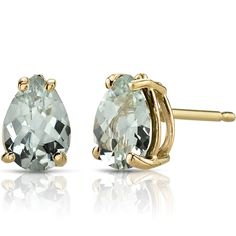 Enjoy the look of expensive jewelry with this 14 Karat Yellow Gold Green Amethyst Earrings without breaking the bank. Prices are always factory direct. Style E19024 Jewelry Questions, Green Amethyst Earrings, Amethyst Studs, Classic Earrings, Gold Stud Earrings, Expensive Jewelry, Amethyst Earrings, Green Amethyst, Fun Earrings