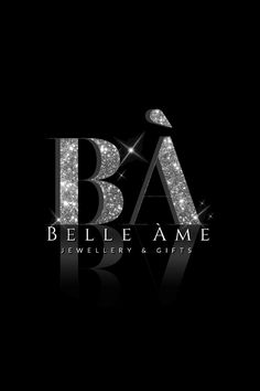 the logo for a jewelery and gifts company, called b & a belie ame