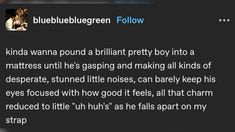 a tweet with the caption bluebulbuegreen follow