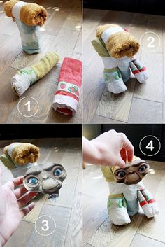 instructions to make a stuffed animal with socks