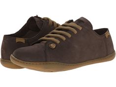 Camper Peu Cami - Lo-17665 | Zappos.com Leather Low-top Lace-up Shoes With Elastic Laces, Comfortable Leather Sole Lace-up Walking Shoes, Fall Lace-up Sneakers With Cushioned Footbed, Low-top Sneakers For Walking In Fall, Fall Low-top Walking Sneakers, Fall Walking Low-top Sneakers, Casual Suede Lace-up Shoes With Rubber Sole, Casual Suede Sneakers For Fall, Fall Lace-up Sneakers With Rubber Sole