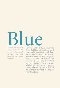 blue is the color of the united states in this type of typological text