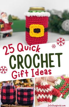 25 quick crochet gift ideas for christmas