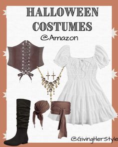 SheIn Women's Short Puff Sleeve … curated on LTK Amazon Pirate Costume Diy, Zarina Pirate Fairy Costume Diy, Diy Women Pirate Costume, Diy Pirate Outfit Women, Pirate Costume Ideas For Women Diy, Home Made Pirate Costumes, Adult Pirate Costume Diy, Quick Halloween Costume Ideas, Pirate Costume Amazon