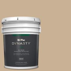 We've raised the bar (again) on exterior paint. BEHR DYNASTY Exterior Paint delivers unparalleled 10-Year Color Fade Protection*. Designed to withstand challenging UV conditions, it will keep your colors and exterior surfaces looking their absolute best for longer than Behr Paint has ever delivered before. BEHR DYNASTY Exterior Paint lets you paint when you want, no matter the season, with early rain resistance and low temperature application. Our advanced formula keeps your new paint job protec Coral Paint Color, Behr Marquee, Fiber Cement Siding, Exterior Stain, Behr Paint, Paint Primer, Nature Green, Melodrama, Severe Weather