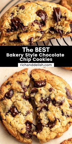 the best chocolate chip cookies are made with only 3 ingredients, and they're so good