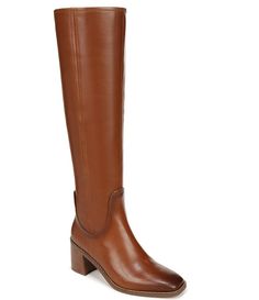 27 EDIT Naturalizer Edda Leather Tall Riding Boots | Dillard's Wide Calf Knee High Boots, Tall Riding Boots, Comfortable Boots, Wide Calf, Boots And Sneakers, Tall Boots, Easy Wear, Over The Knee Boots, Boot Shoes Women